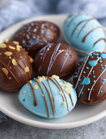 Homemade Chocolate Easter Eggs