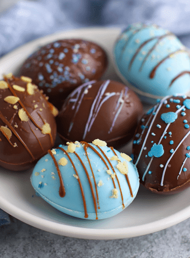 Homemade Chocolate Easter Eggs
