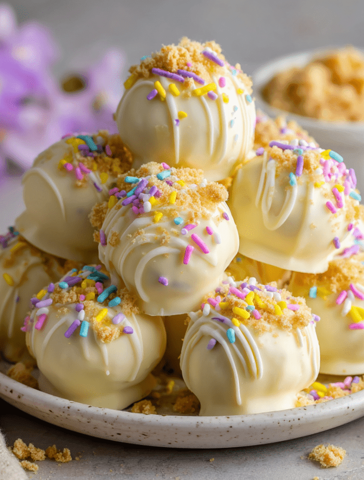 Banana Pudding Easter Truffles