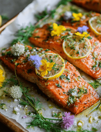 Easy Roasted Salmon