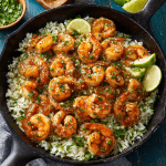 Honey-Lime Shrimp with Cilantro Rice