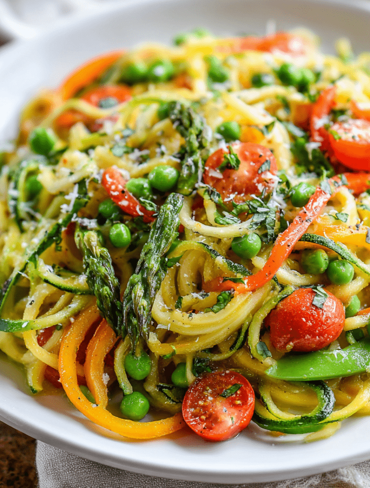 Zucchini Noodle Primavera