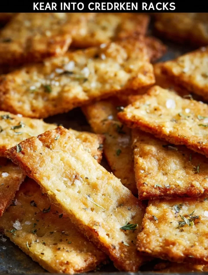 Easy 2 ingredient keto crackers recipe for low-carb snacking