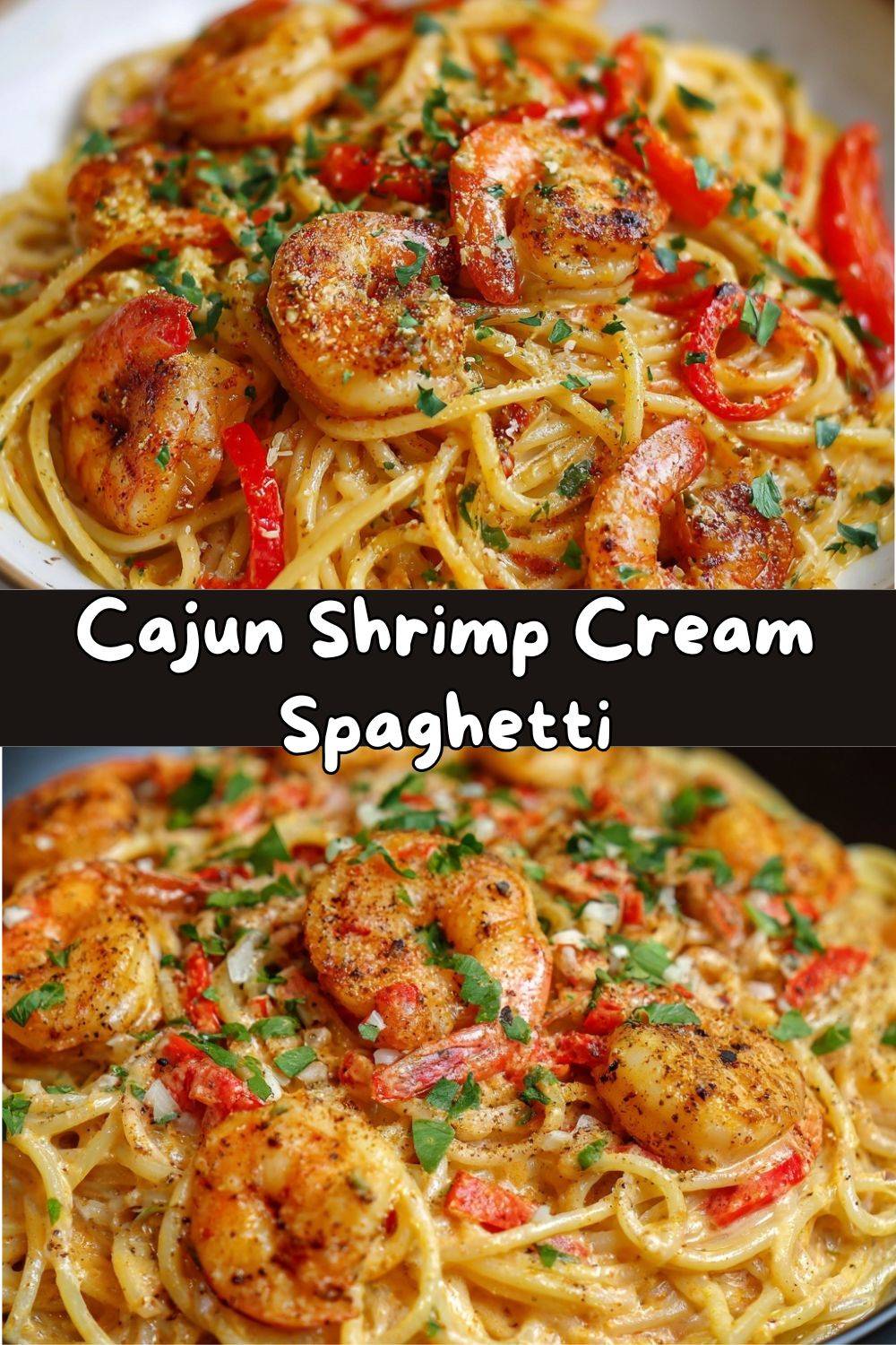 Cajun Shrimp Cream Spaghetti