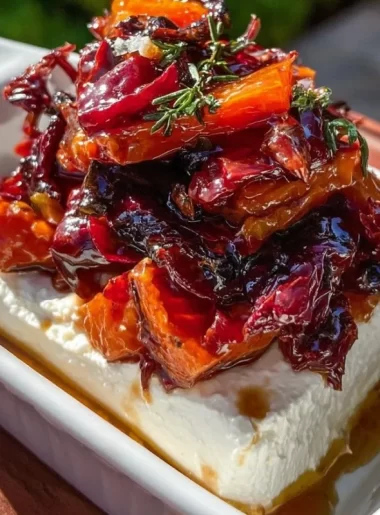 Chili Bacon Crunch Cream Cheese Spread on a rustic wooden table