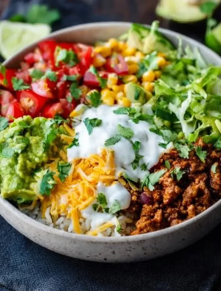 Delicious low carb burrito bowl for a protein-packed breakfast in 25 minutes