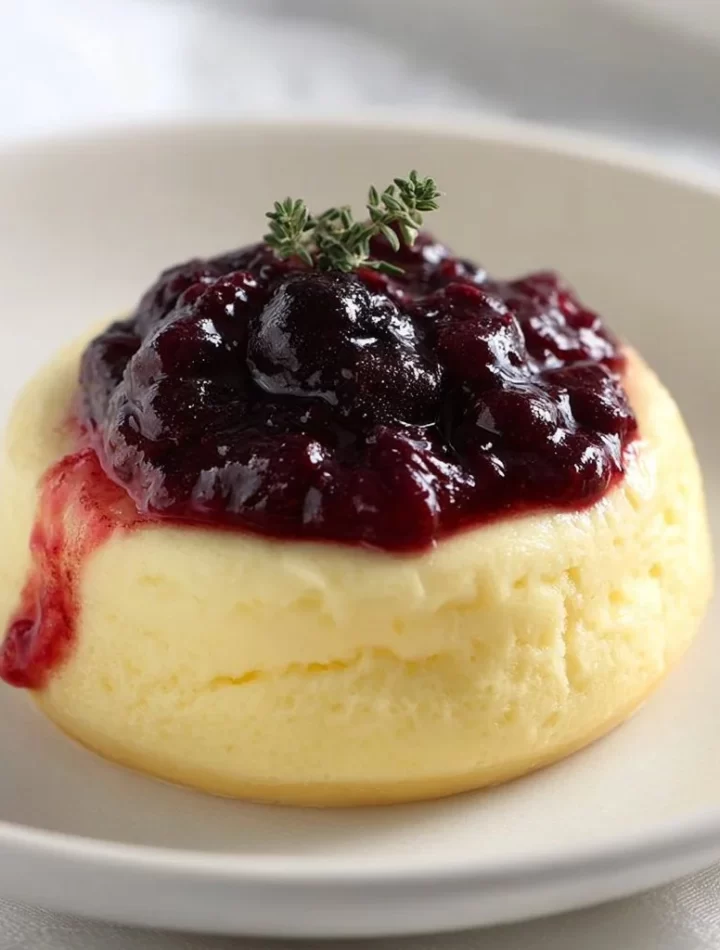 Delicious Keto Microwave Cheesecake slice on a plate