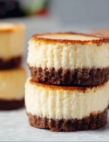 Delicious mini protein cheesecakes topped with fresh berries