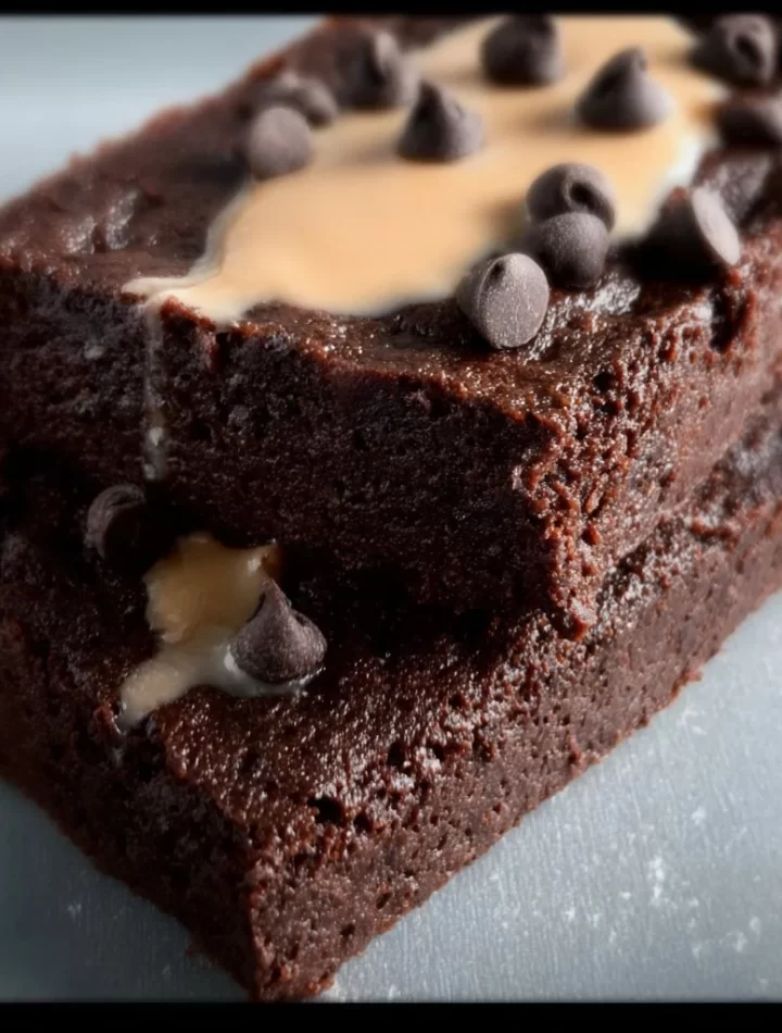 Gluten-free single-serve two-minute protein brownie ready to eat.
