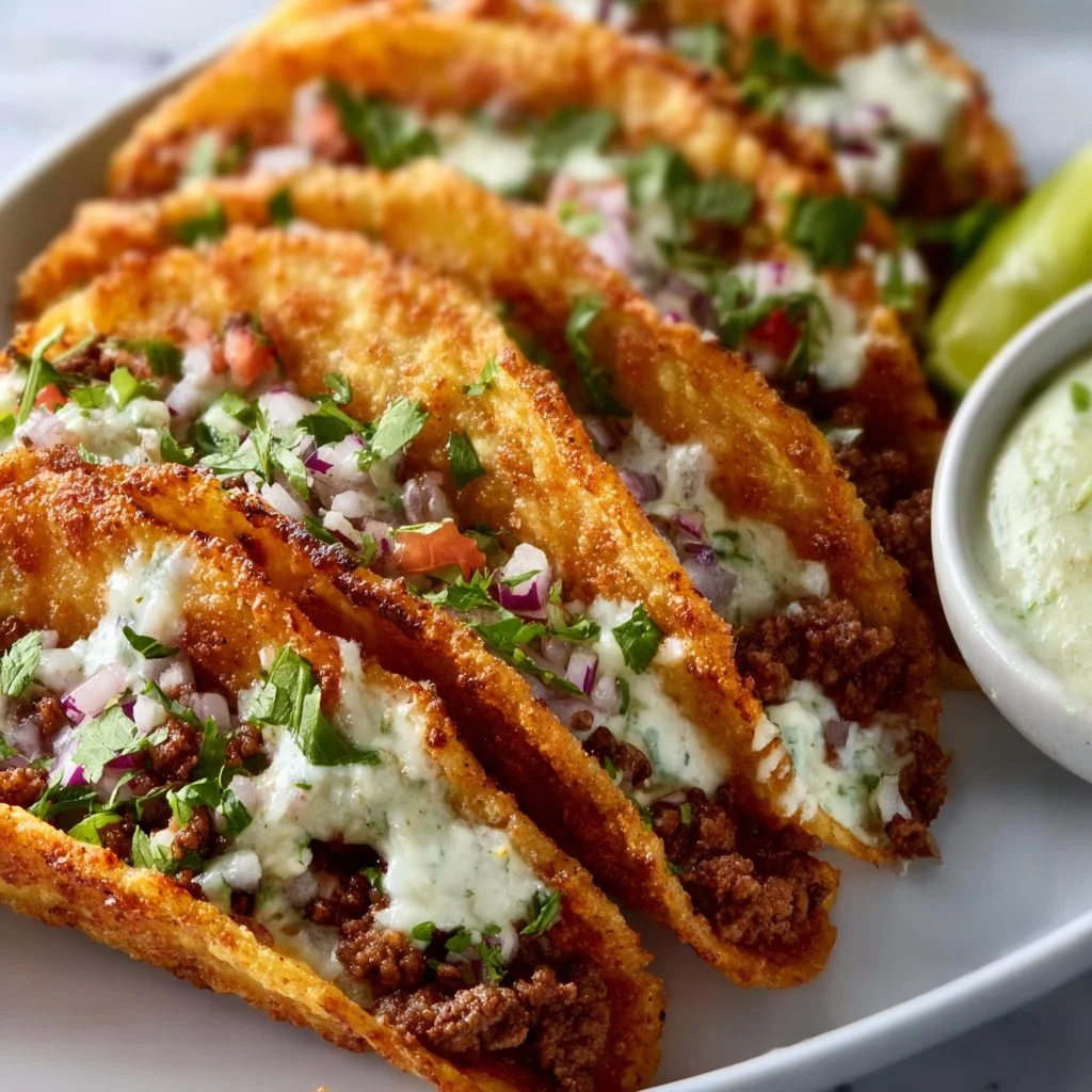Crispy Ground Beef Tacos