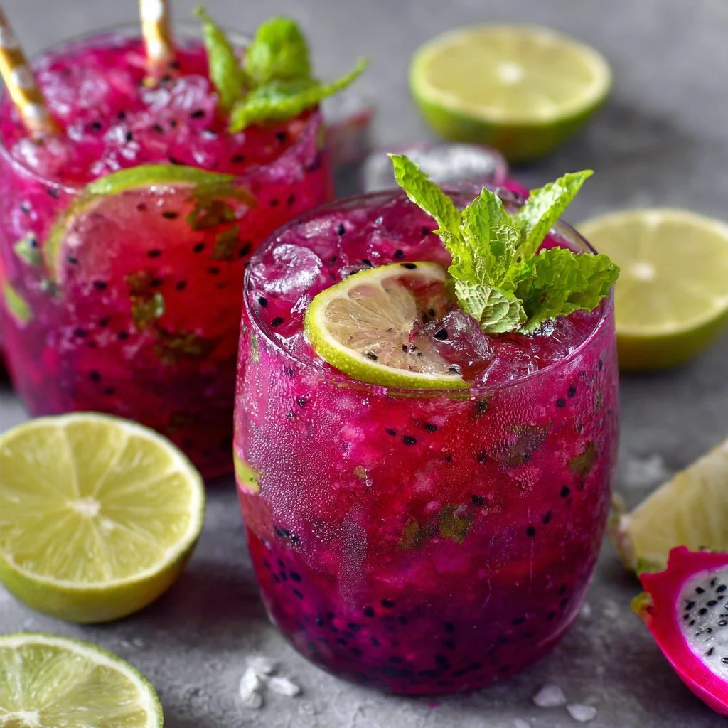 Dragon Fruit Juice Mojito Recipe