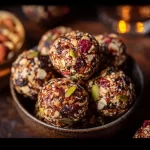 Healthy Dry Fruit Laddu with no sugar, made from nutritious ingredients.
