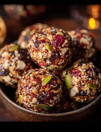 Healthy Dry Fruit Laddu with no sugar, made from nutritious ingredients.
