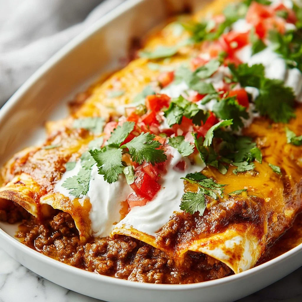 Ground Beef Enchiladas