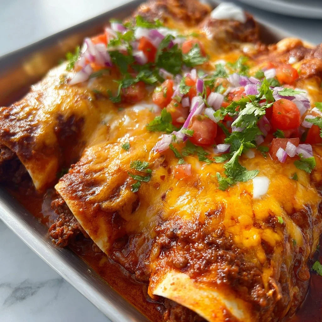 Ground Beef Enchiladas