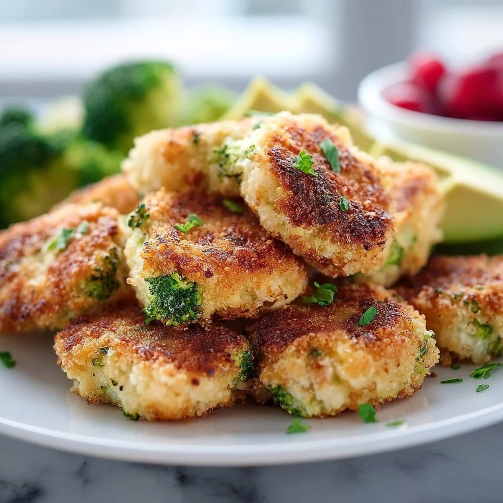 Healthy Chicken and Broccoli Nuggets