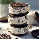 Healthy no-bake Oreo cheesecake bites on a plate