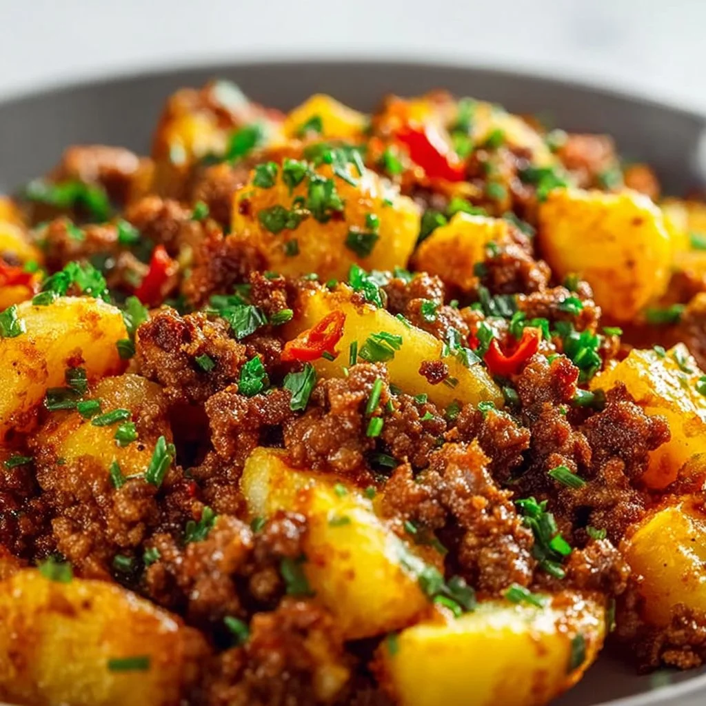 Hearty Ground Beef and Potatoes