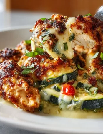 High protein chicken zucchini bake recipe with chicken and zucchini
