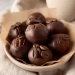 High protein coffee truffles showcasing a delicious treat loaded with protein.