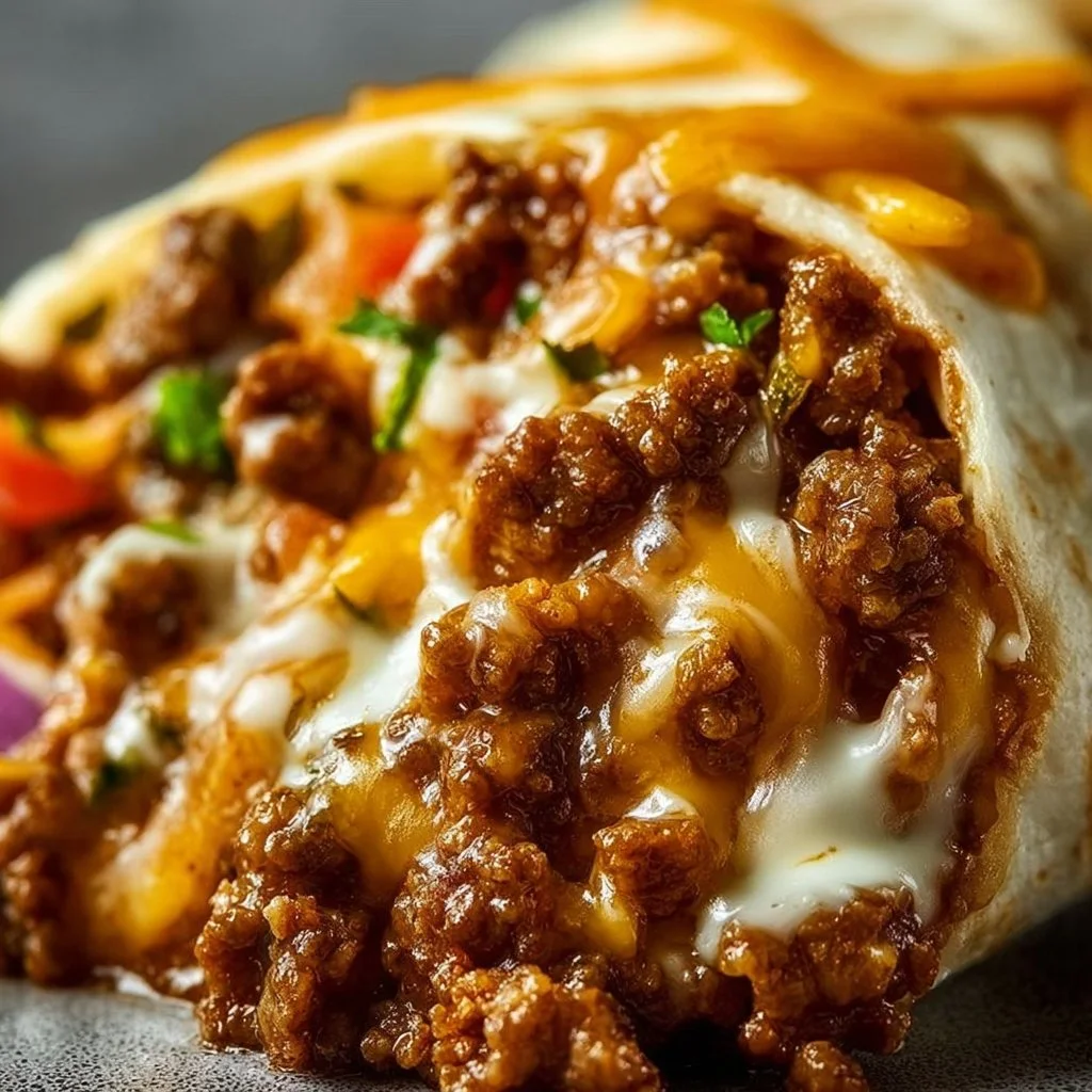Loaded Taco Bell Beefy Melt Burrito