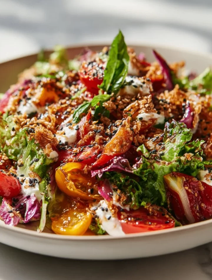 Delicious Marry Me Salad served in a bowl with fresh ingredients