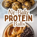 No-bake peanut butter energy bites recipe for a healthy snack.