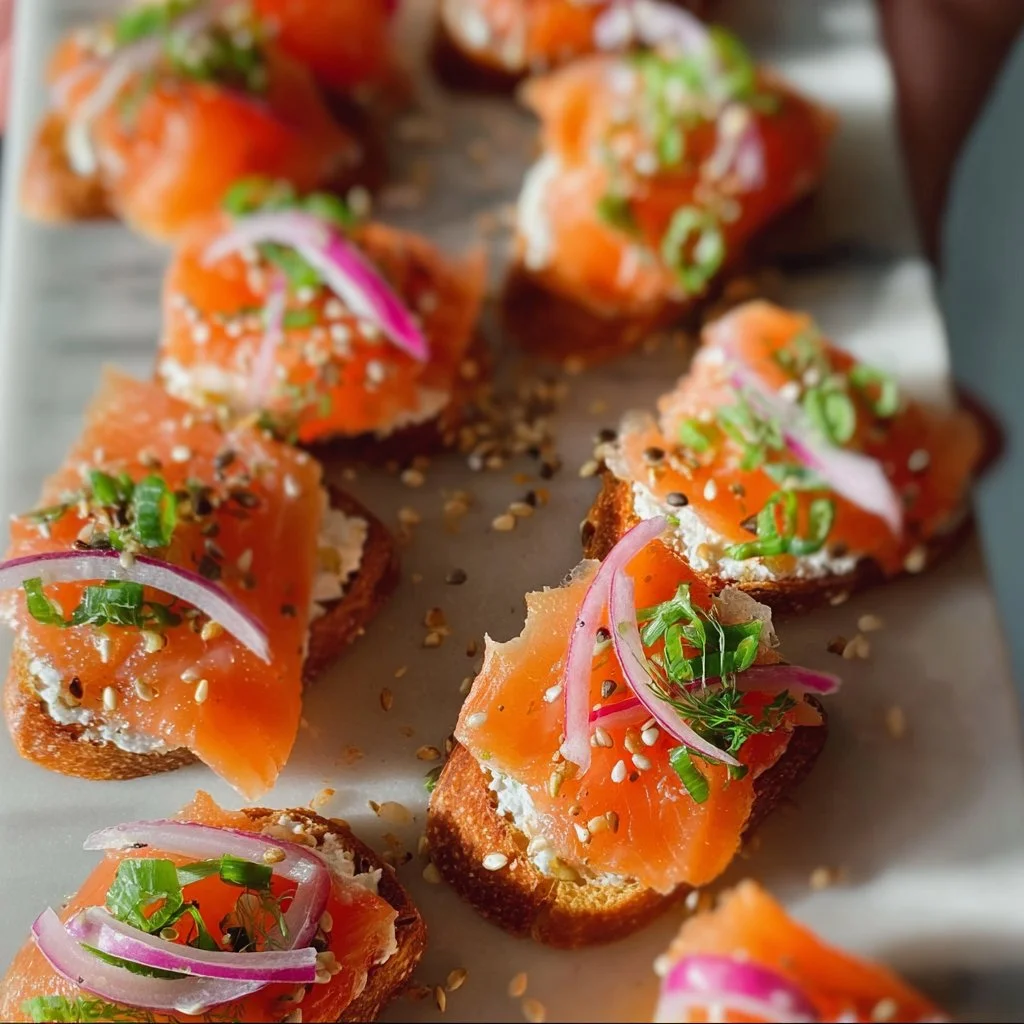 Smoked Salmon Crostini