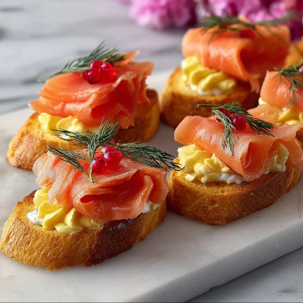 Smoked Salmon Crostini