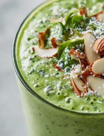 Anti-inflammatory green smoothie recipe for busy moms