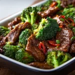 Delicious Beef and Broccoli stir-fry served in a bowl for a healthy dinner