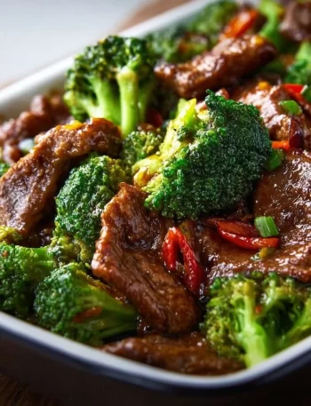 Delicious Beef and Broccoli stir-fry served in a bowl for a healthy dinner