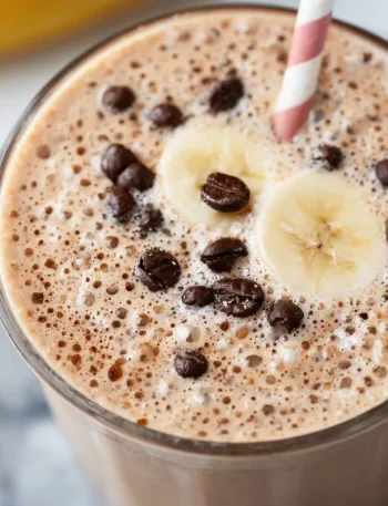 Energizing coffee smoothie recipe with fresh ingredients