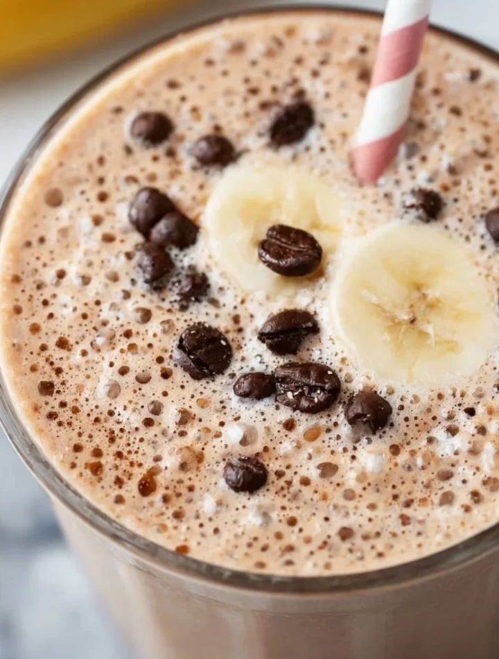 Energizing coffee smoothie recipe with fresh ingredients
