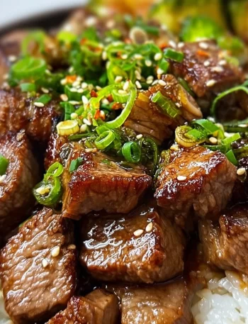 Grilled hibachi steak served at a backyard BBQ with vibrant vegetables.