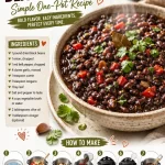 Easy one-pot recipe for delicious Cuban black beans