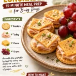 Deluxe cracker lunchable meal prep for busy days