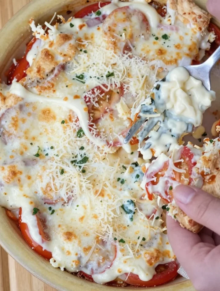 Easy Southern tomato pie with crispy crust and fresh summer flavor