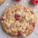 Delicious raspberry oatmeal cookies ready for a quick healthy snack