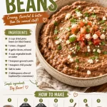 Instant Pot refried beans served in a bowl, garnished with cilantro.