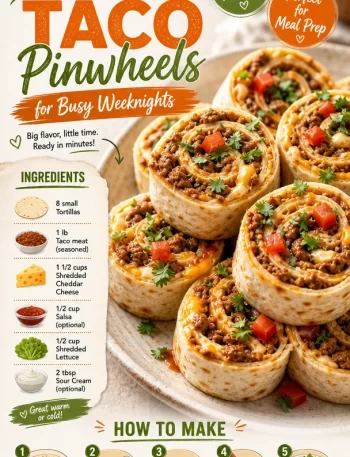 Delicious mini taco pinwheels on a plate, ready for meal prep.