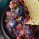 Blender blueberry salsa recipe for quick and delicious summer meals