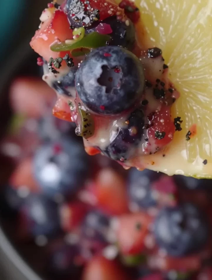 Blender blueberry salsa recipe for quick and delicious summer meals