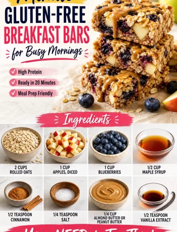 Quick gluten-free breakfast bars for easy and healthy mornings