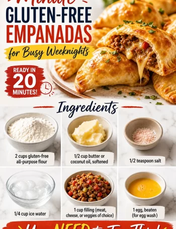 Delicious gluten-free empanadas ready in minutes for busy weeknights