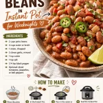Bowl of no-soak pinto beans cooked in an Instant Pot for weeknight dinners