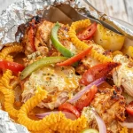 Delicious one-pan foil-pack chicken dish ready to serve for a hassle-free dinner