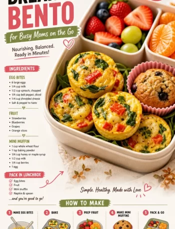 Quick breakfast bento ideas for busy moms on the go