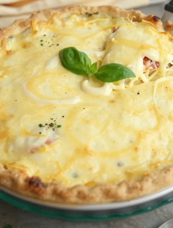 Delicious Southern Tomato Pie, a summer comfort food classic with fresh tomatoes.