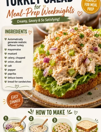 Southern Turkey Salad meal-prep for busy weeknights